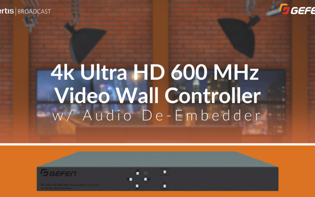 Create the ULTIMATE 4×4 Video Wall with the Gefen 4K VWC!